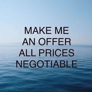 Make an offer - all prices negotiable